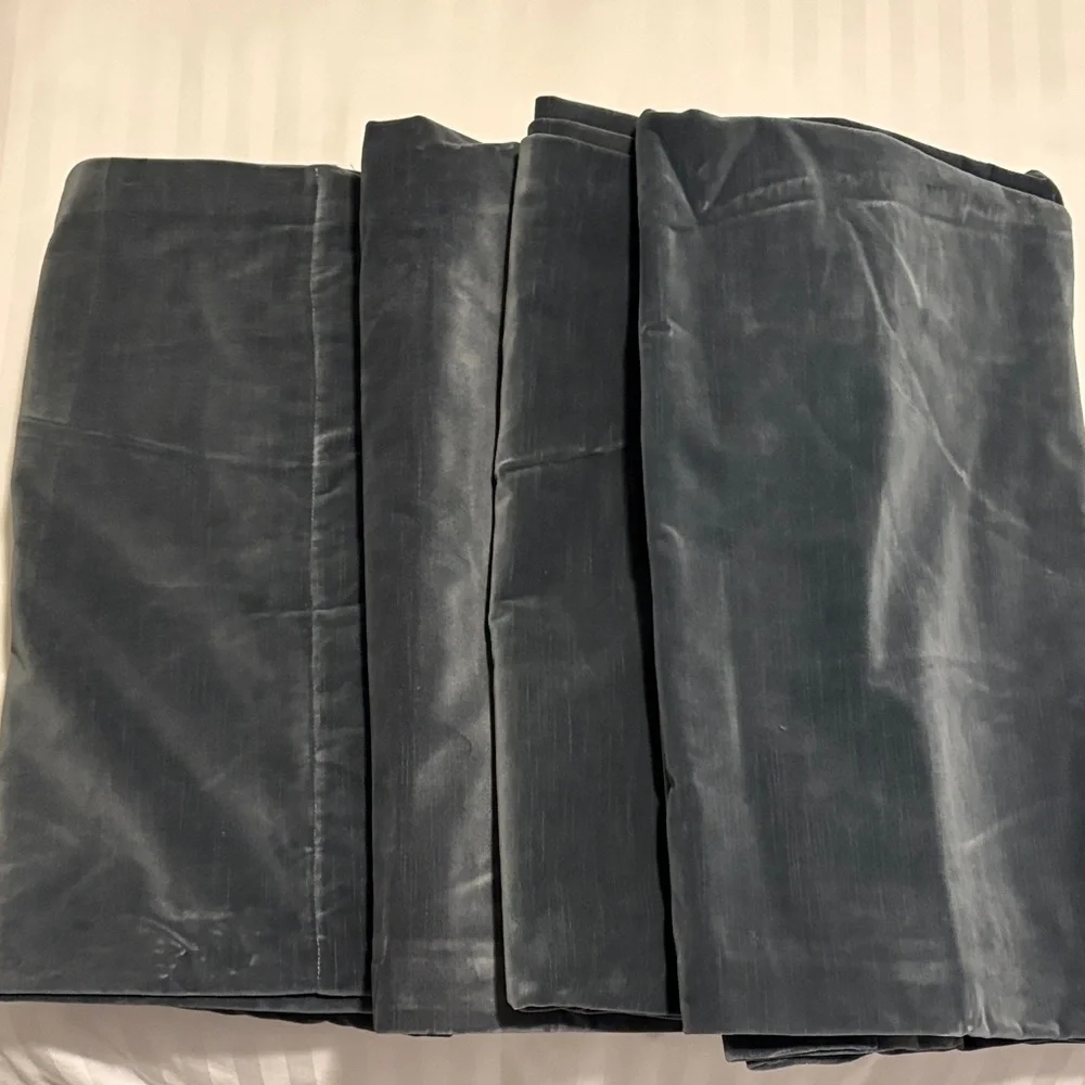 Restoration Hardware 2 panels Velvet Curtain.